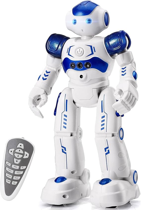 KingsDragon RC Robot Toys for Kids,Remote Control Smart Robot Toy | Gesture & Sensing Programmable Interactive Walking Robot for Age 3 4 5 6 7 8 10 Year Old Boys Girls Birthday Gift Present