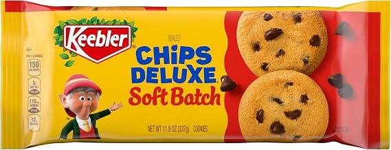 Keebler Soft Baked Chips Deluxe, Chips & Chunks Soft Cookies, 11.9 Oz