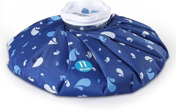 Medcosa Ice Bag 11" (27.9cm) | One Size fits All | Stay Dry, Stay Cool with Our Reusable Soft Fabric Ice Pack | Ideal for Sport Injuries, R.I.C.E Treatment, Scrapes & Headaches