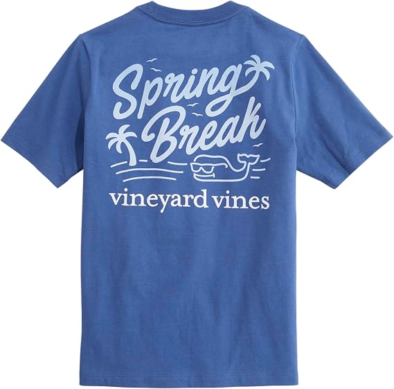 vineyard vines Spring Break Icons Boys Ombre Short Sleeve T-Shirt
