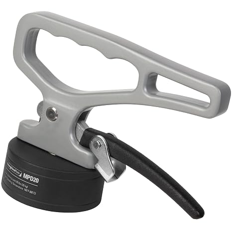 Strong Hand Tools, Heavy Duty Lifting Magnet, 65 lbs Magnetic Force, 2 34 Diameter Base, Quick Release, Ergonomic Handle, MPD20