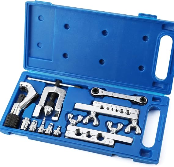 Thorstone Single Flaring Tool Set and Swage Tool for Copper Pipes HVAC with Pipe Cutter 10pcs