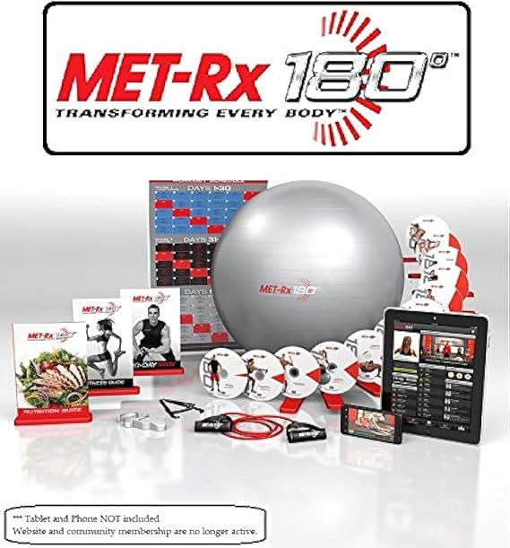 Met-rx 180 Workout Program, 1 Kit