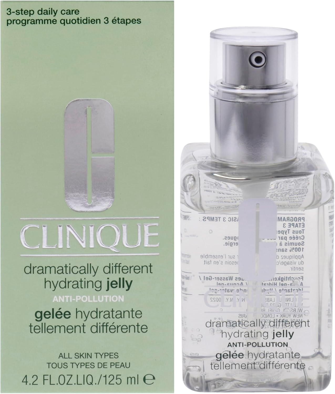 Clinique Dramatically Different Hydrating Jelly 125 Ml - Oil-Free Moisturizer 1 Pack 1 X 125 Ml