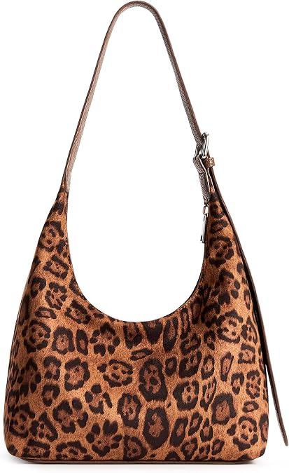 KALIDI Crescent Tote Bag, Women Underarm Hobo Everyday Zipper Handbag Work