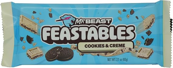 MR BEAST Feastables Cookies & Crème 60gm
