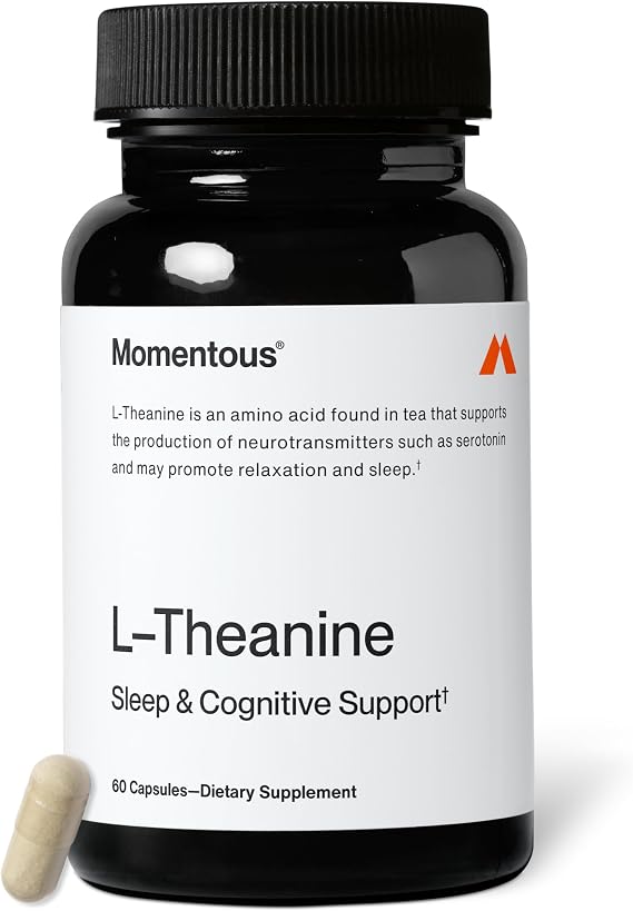 Momentous L-Theanine Supplement, Supports Relaxation & Focus, 200mg