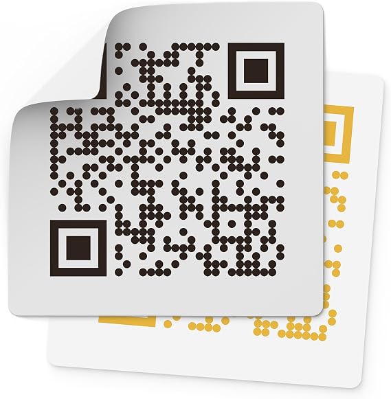 Personalized QR Code Stickers, Custom QR Code Sticker Labels for Business