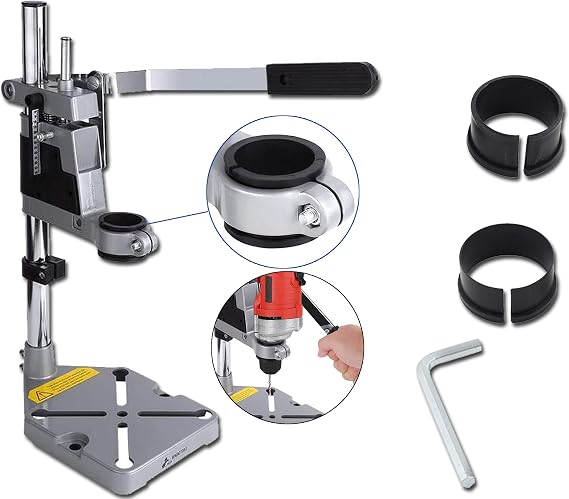 Drill Press Stand for Electric Drill Workbench, Universal Workbench Clamp Drilling Machine Support Press Hand Holder Power Tools Accessories for Assisting Drilling in Home or Store