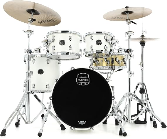 Mapex Saturn 4-piece Rock Shell Pack - Satin White