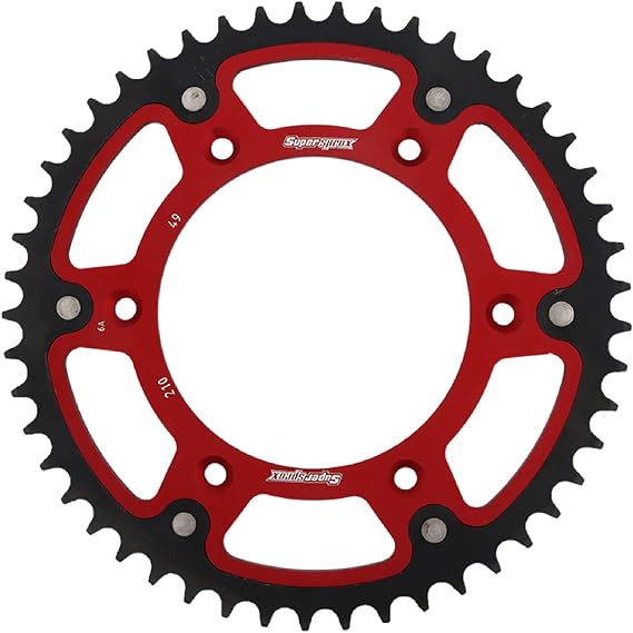 Supersprox RST-210-49-RED Red Stealth Sprocket