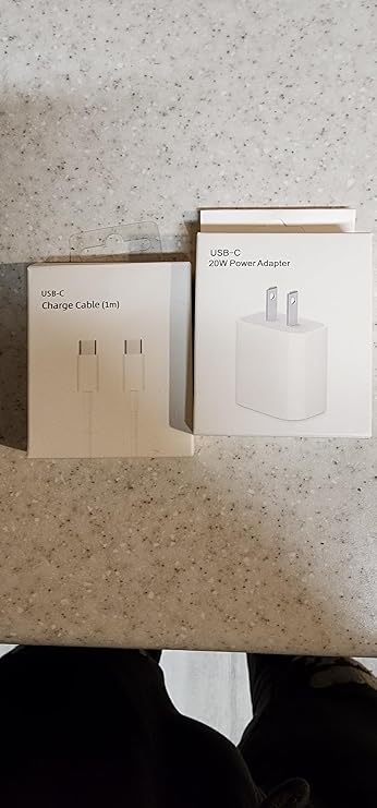USB Charge Cable an 20w Power Adapter