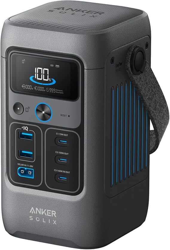Anker SOLIX C200 DC, 192Wh 200W DC Portable Power Station（RENEW）
