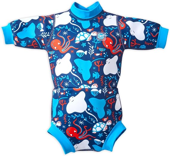 Splash About Happy Nappy Wetsuit, Swimsuit for Babies and Toddlers with Built-in Nappy