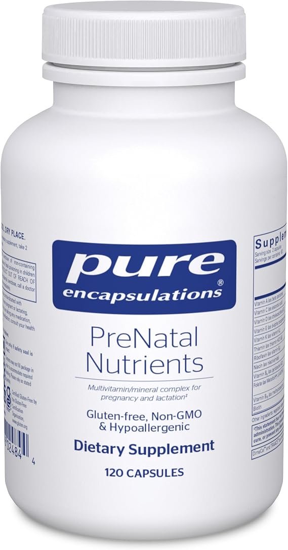 Pure Encapsulations PreNatal Nutrients, 120 Capsules