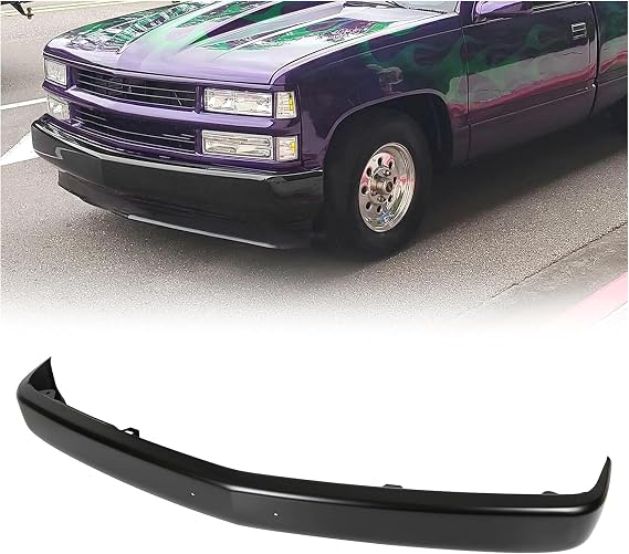ECOTRIC Front Bumper Face Bar Compatible with 1988-1999 C/K 1500 2500 3500