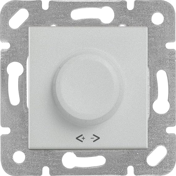 Viko Novella/Trenda Metalik Beyaz PRO Dimmer RL 20 500W Mekanizma ve Düğme/Kapak
