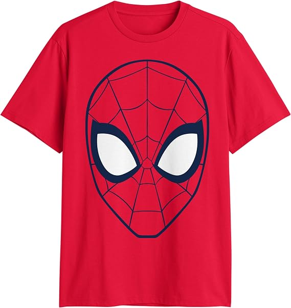 Marvel Amazing Spider-Man Big Face Mask Adult T-Shirt