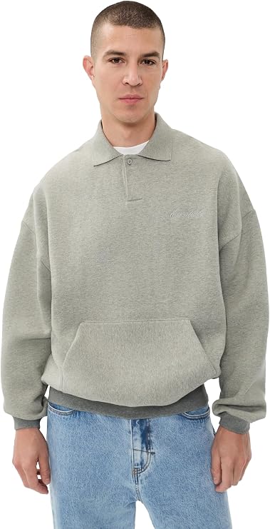 Fear of God Men's Signature 90s Polo Sweatshirt