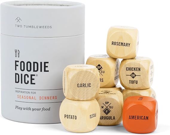 Two Tumbleweeds Foodie Dice Seasonal Dinner Inspiration - Set of 9 Dice