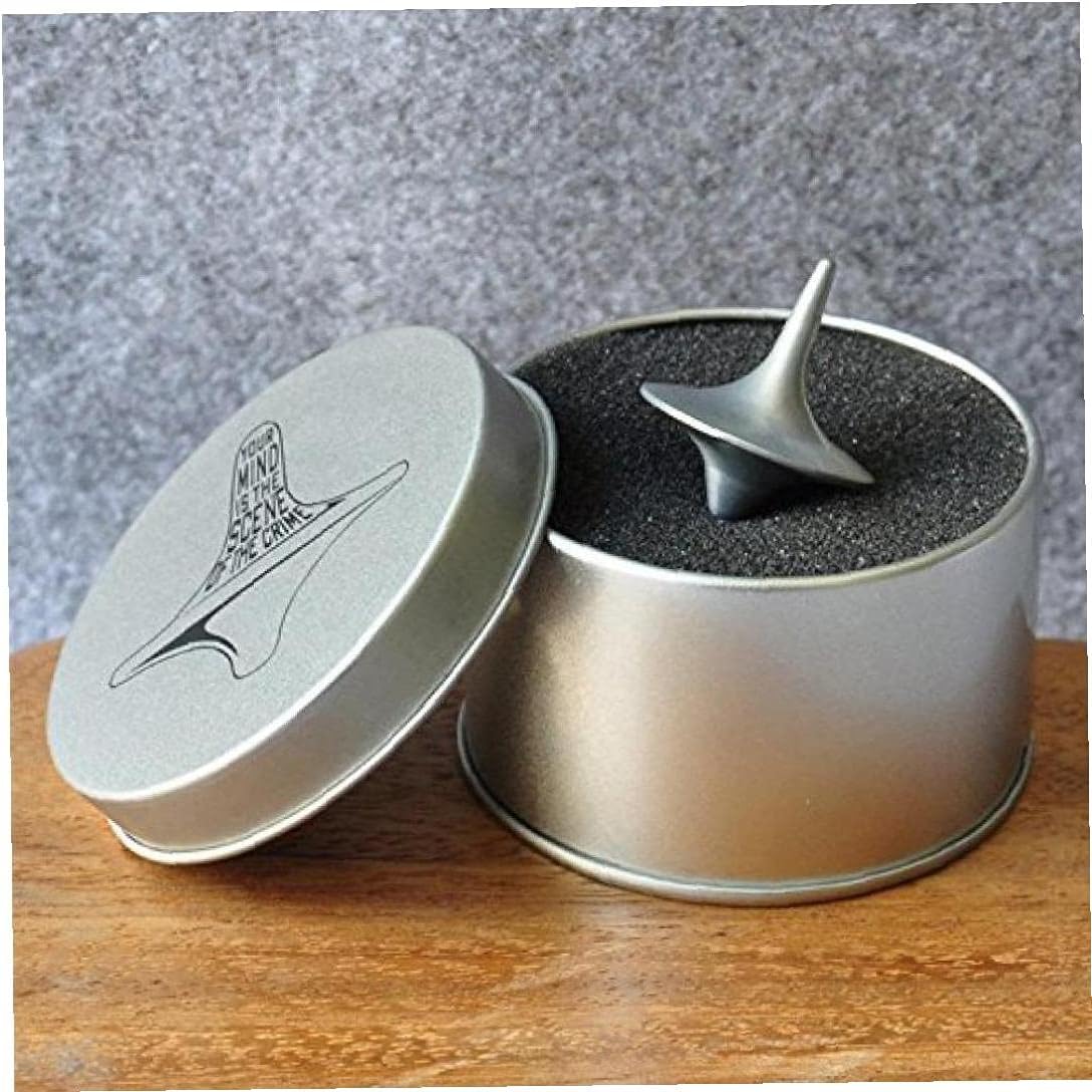 Metal Spinning Top, Mini Decompression Entertainment Time-consuming Toys Gift for Adult Kid