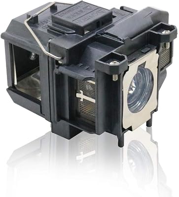 AWO V13H010L67 Replacement Lamp Bulb for ELPLP67 with Housing Fit for EPSON EB-S02,EB-S11,EB-S12,EB-SXW11,EB-SXW12,EB-W02,EB-W11,EB-W12,EB-W16,EB-X02,EB-X11,EB-X12,EB-X14,EB-X15 Projectors