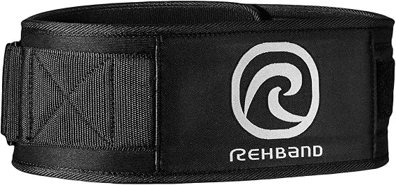 Rehband Weight Lifting Belt for Squats & Deadlifts - Weightlifting Belt for Men & Women, Powerlifting and Bodybuilding Belt Unisex, Heavy Duty Gym Belt