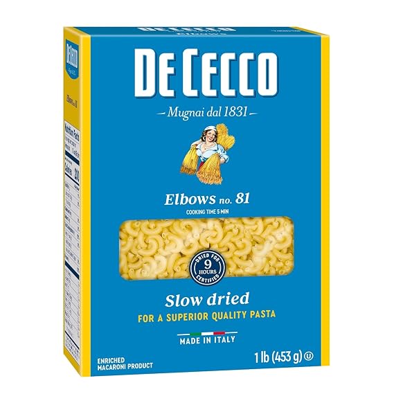 De Cecco Elbows No. 81 Pasta, 16 Oz