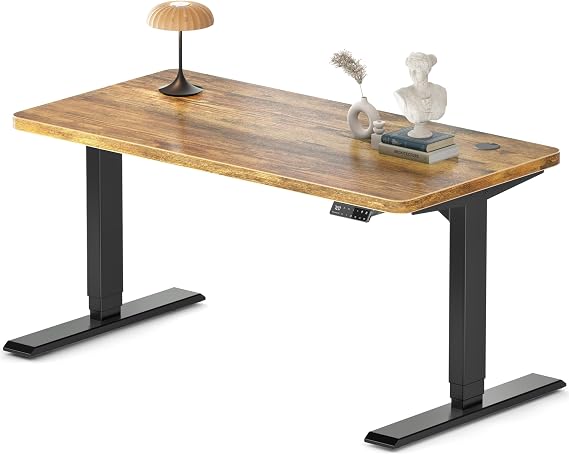 MAIDeSITe Height Adjustable Electric Standing Desk Dual Motors 3 Legs with Automatic Memory and Intelligent LED Display, 140 * 70 * 2.5 Stand Up Desk S2 Pro Plus