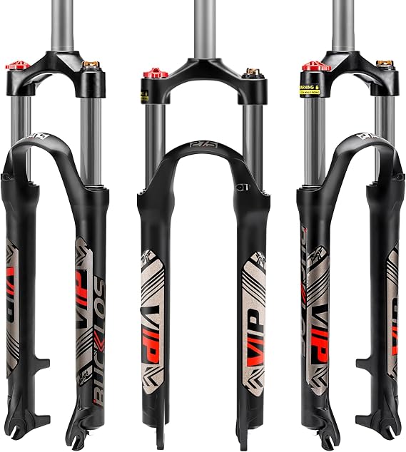 26 27.5 29 MTB Fork Suspension Travel 100mm Straight Tube QR 9mm