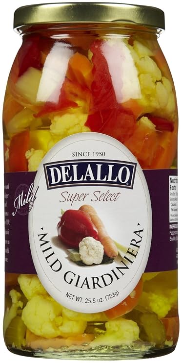 DeLallo Giardinera Mild, 25.5 oz