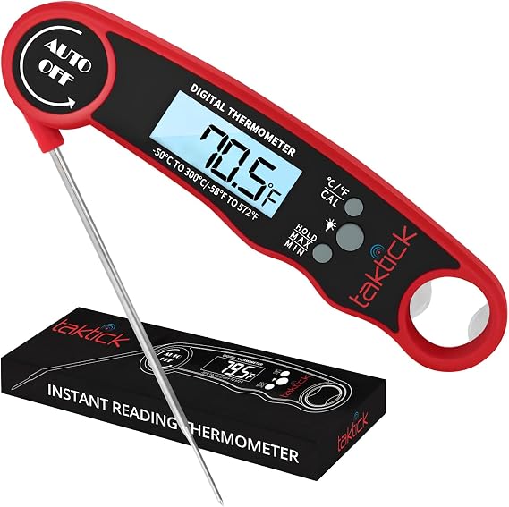 Digital Food Thermometer, Fast and Reliable Digital Thermometer for Cooking and Baking, Instant Read Thermometer for Every Chef, Perfect Kitchen Thermometer for Cooking and Outdoor Grills