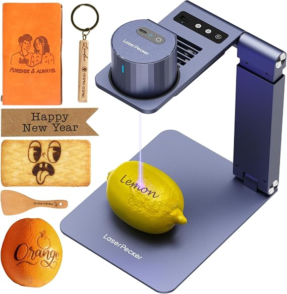 LaserPecker LP1 Plus Laser Engraver + LaserPecker Electric Supporting Stand for LP1 Plus