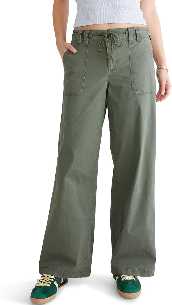 AEROPOSTALE Women's Low Rise Baggy Wide Leg Jeans