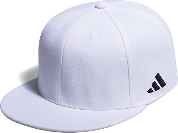 adidas Mens Flat Flex Cap LXL White
