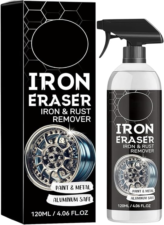 Iron Eraser,Iron Eraser Iron and Rust Remover,Iron Eraser Rust Remover Spray,Iron Powder Remover,Professional Automotive Surface Cleaning