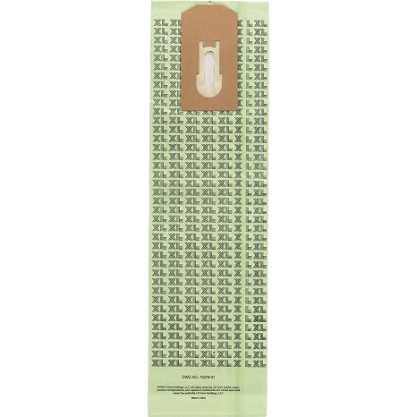 Oreck Commercial XL Upright Vacuum Cleaner Bags, Pack of 25 | Advanced Filtration, Disposable, Oreck Vacuum Cleaner Bags for Use in U2000 Series Upright Vacuums