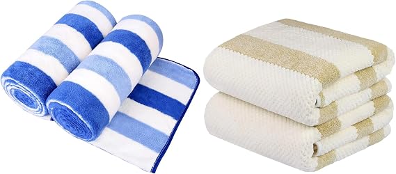 JML Microfiber Bath Towels, 4 Pack(30" x 60")
