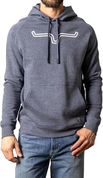 Kimes Ranch Mens Outlier Hoodie Western Logo Pullover Sweatshirt Soft Midweight Casual Ranch Hoodie