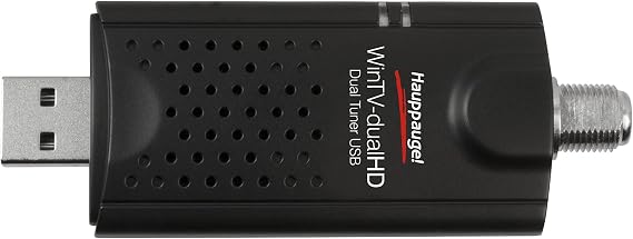 Hauppauge 1657 WinTV-dualHD Cordcutter Dual USB 2.0 TV Tuner for Nvidia Shield and Windows PC