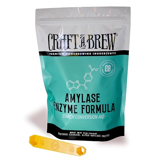 Craft A Brew Amylase Enzyme | Starch Conversion Aid for Brewing | 1 lb
