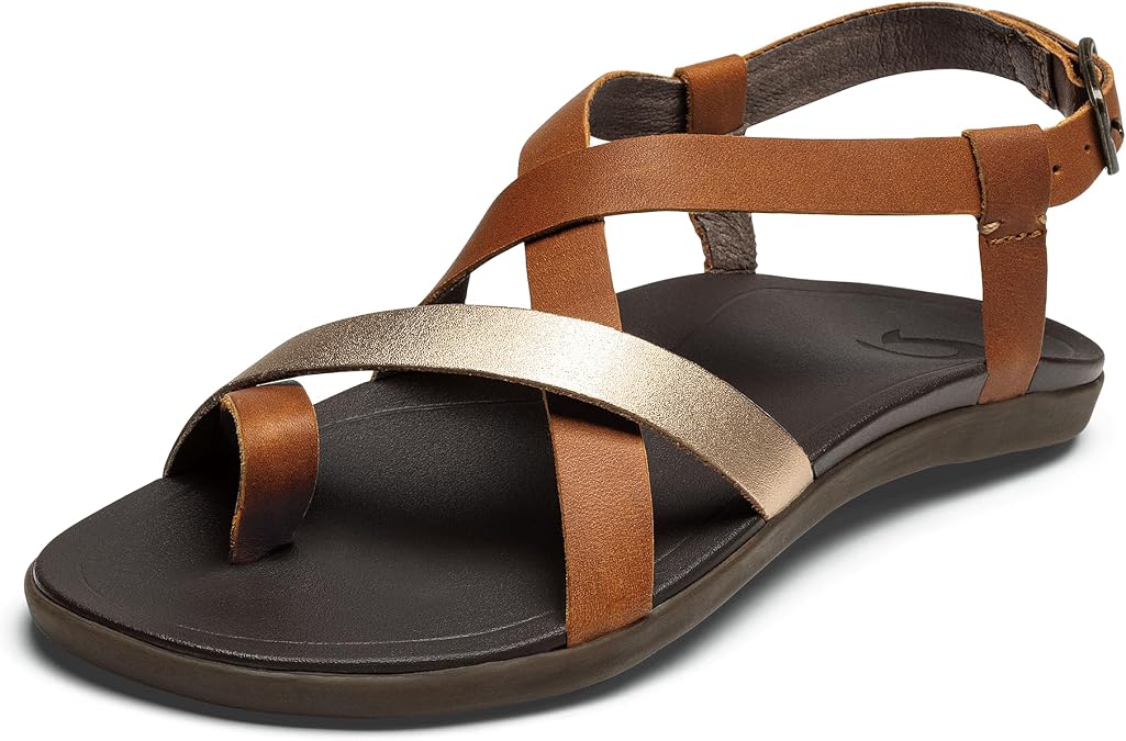 OluKai Upena Women's Strappy Beach Sandal, Lightweight & Durable Design