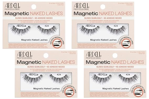 Ardell Magnetic Naked Lashes 424, 4-Pack