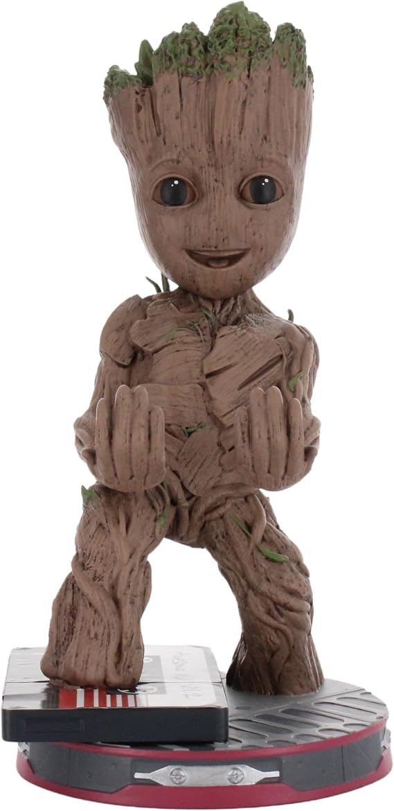 Cableguys Marvel Smiley Toddler Groot Controller Holder & Phone Stand - Gaming Accessories for Room and Desk Setup, Holder Compatible with Xbox, PlayStation & Most Standard Game Controllers