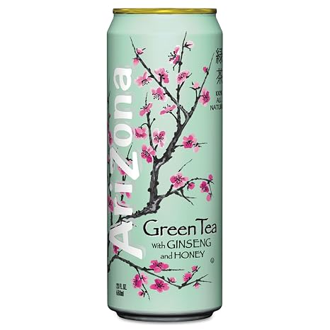 Arizona Green Tea, 23-Ounces (Pack Of 24)