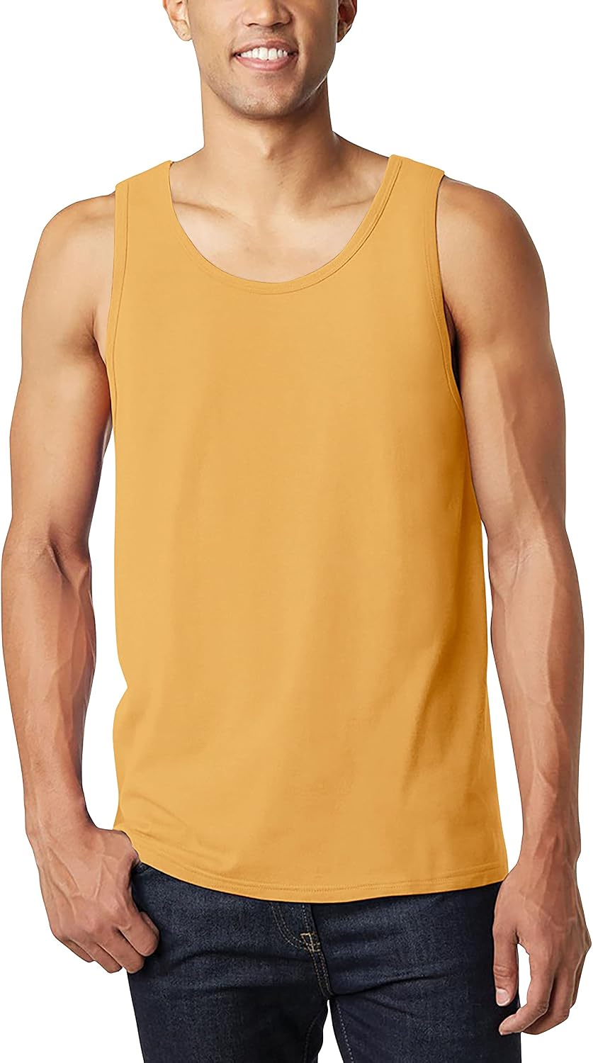 Hat and Beyond Mens Tank Top Basic Athletic Workout Beach Jersey Shirts