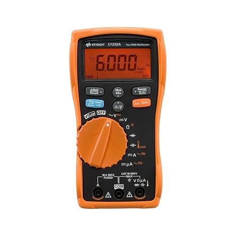 KEYSIGHT U1232A True RMS 6000 Count Handheld Digital Multimeter