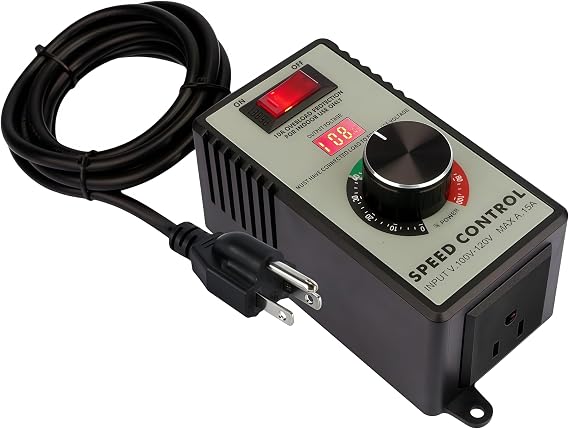 TKXEC 4000W AC 110v Fan Motor Speed Controller | Adjustable, Angle Grinder, Hand Electric Drill, Polishing Machine Fan Speed Controller