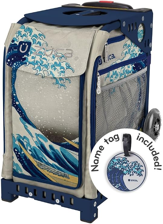 ZUCA "New Sport Insert Bag Great Wave with Sport Frame: Navy