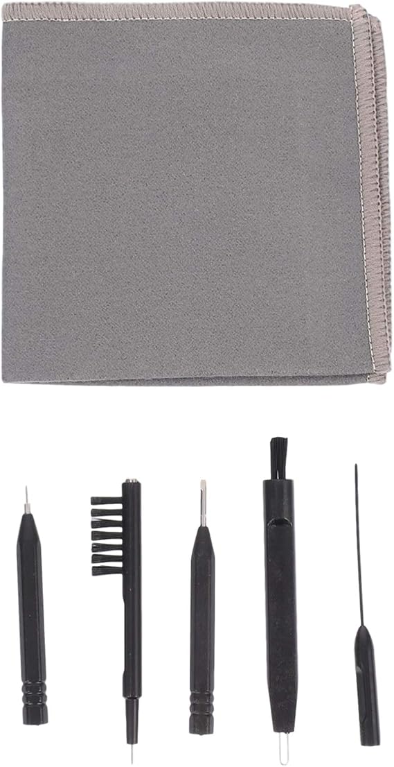6pcs Hearing Aid Cleaning Brush Set with PVC Accessories